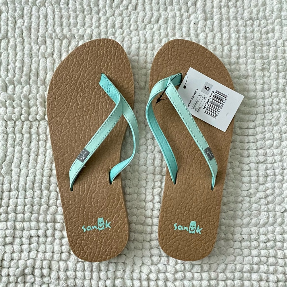 Sanuk Yoga Spree 4 Flip-Flop Sandals Size 5/5.5
